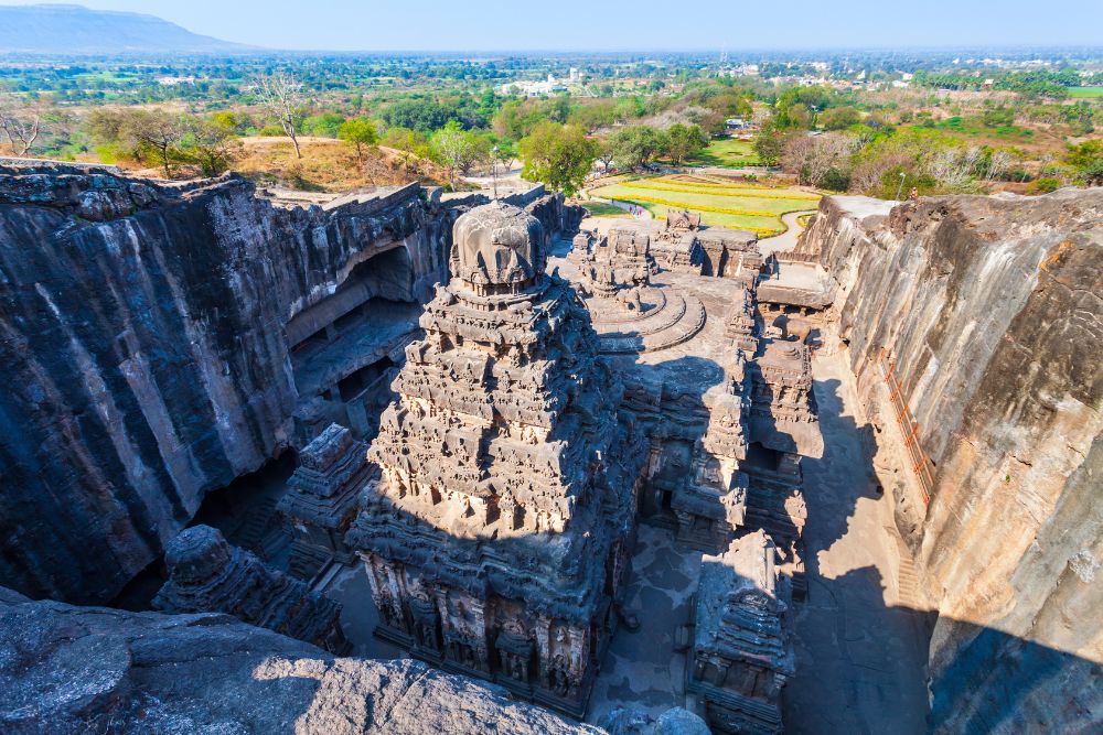 Kailasa tample ellora caves