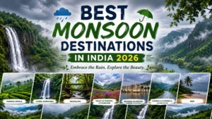 Read more about the article Best Monsoon Destinations in India 2026: Top Places to Visit During the Rainy Season